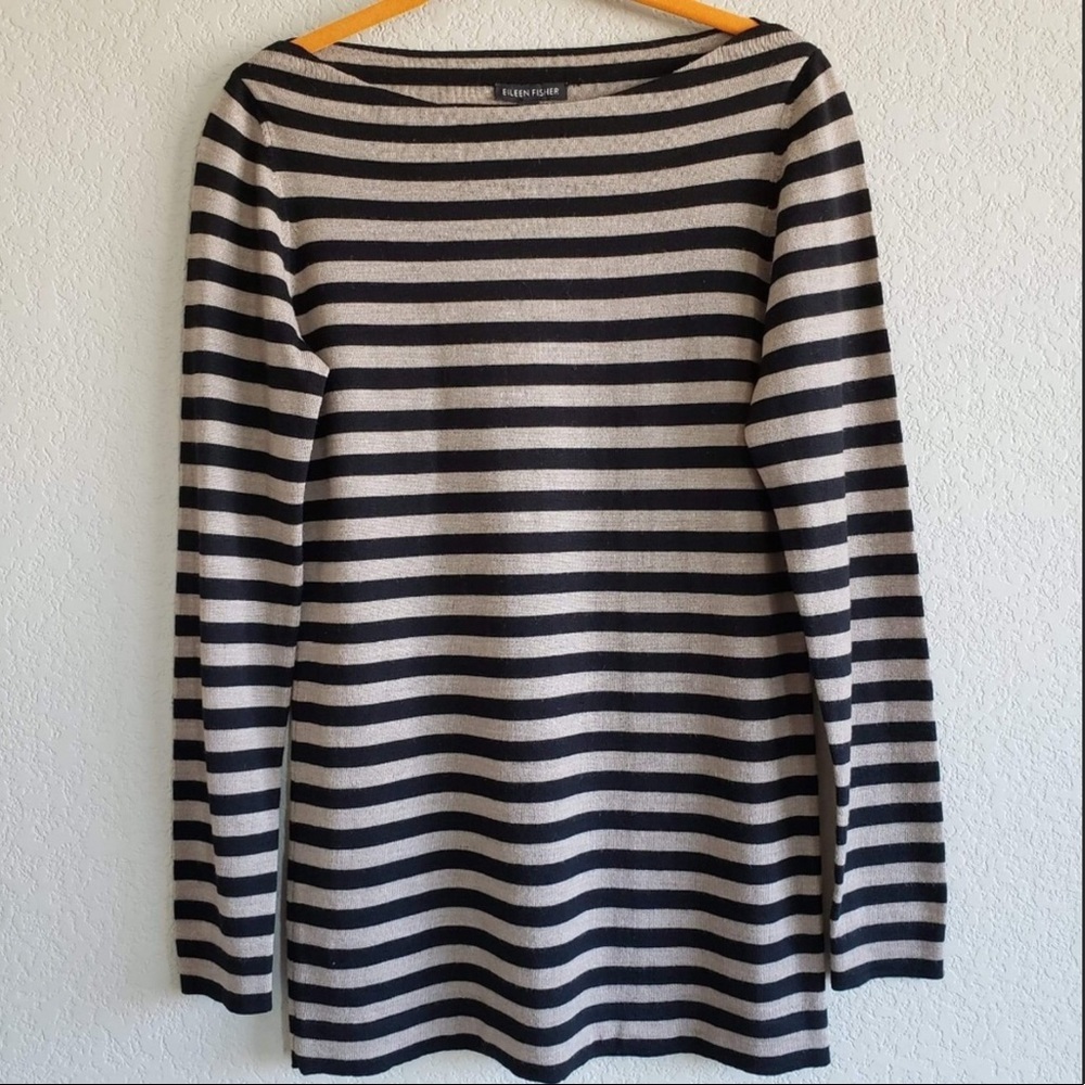 🌿 Eileen Fisher | Italian Yarn Sweater XS - Picture 1 of 3